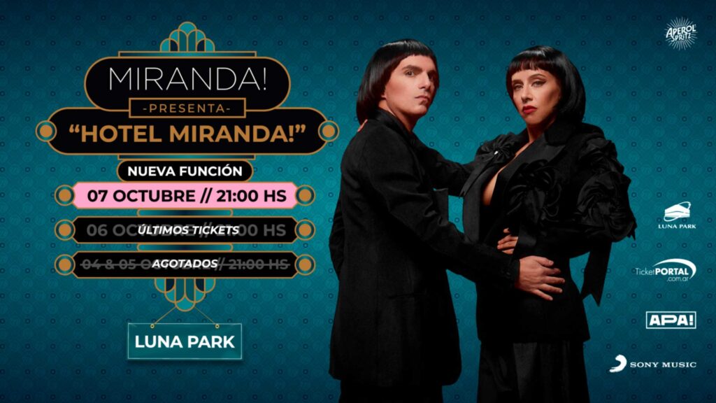 Comprar Entradas para Miranda!