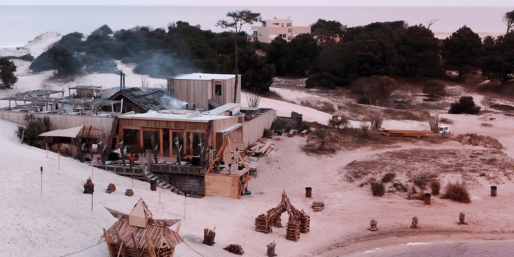 Toma aérea del Restaurante Burdeos