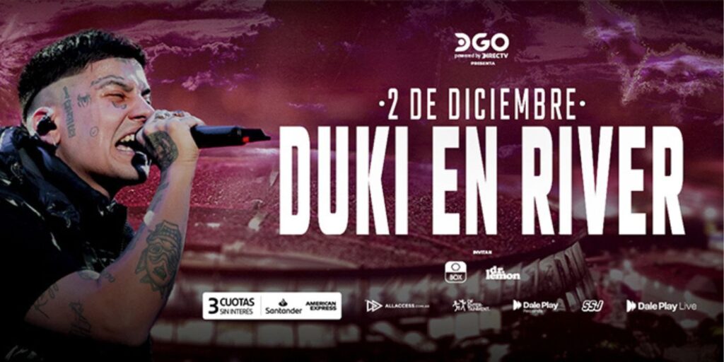 Entradas para Duki en River